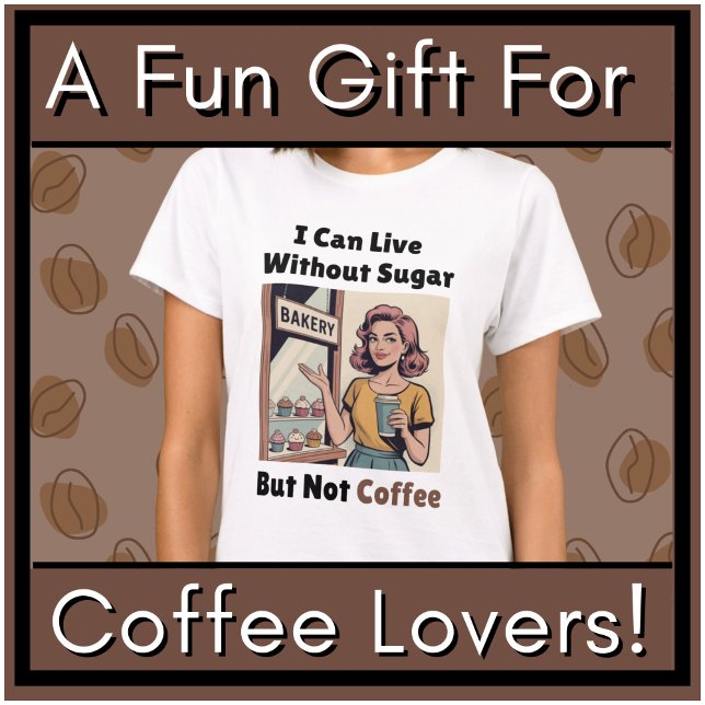 Camiseta Funny Retro Coffee Lover Low Carb Keto Diet (Ideal for sugar-free, low carb, keto, carnivore, ketovore fans.)