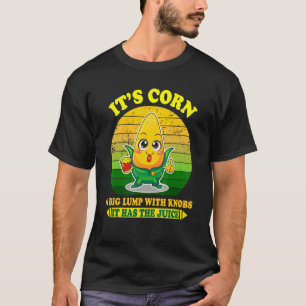 Camiseta Funny Retro Corn - Retro Vintage Ele Tem Suco