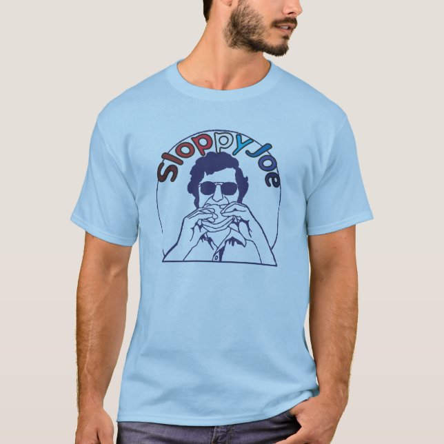 Camiseta Funny Retro Funky Sloppy Joe piada (Frente)