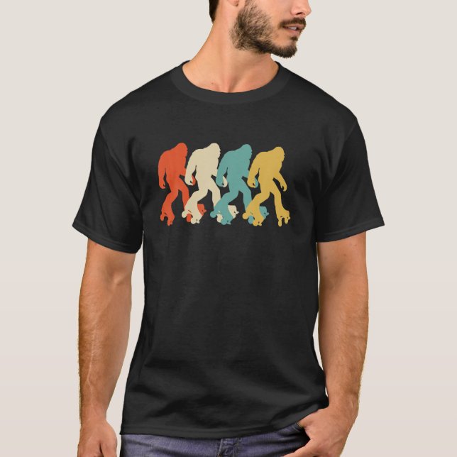 Camiseta Funny Retro Llama Roller Skate Derby 70S 80S Cute (Frente)