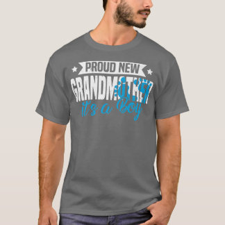Camiseta Funny Retro Proud New Grandmother It's A Boy Gende