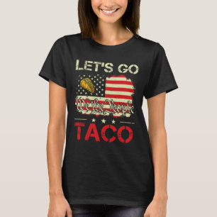 Camiseta Funny Retro Vamos Taco Comida Mexicana Humor Women