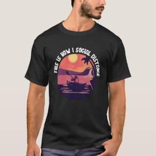 Camiseta Funny Retro Vintage Kayak Canoagem Paddle Gift T-S