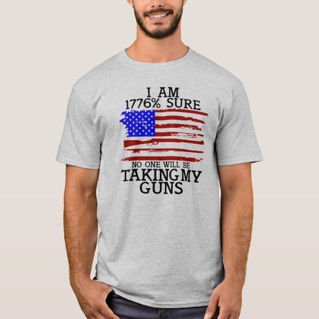 Camiseta Funny Rights American Flag (Frente)