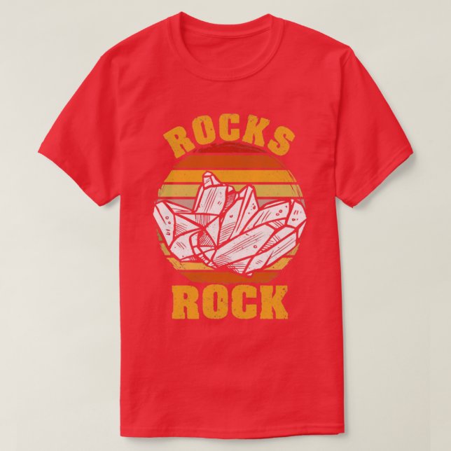 Camiseta Funny Rock Hunter Geologista Rockhound (Frente do Design)
