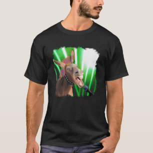 Camiseta Funny Rockstar Donkey