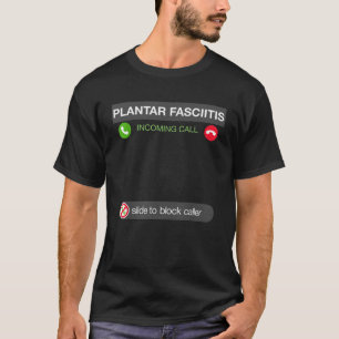 Camiseta Funny Runantar Fasciitis Chamando Celebradores