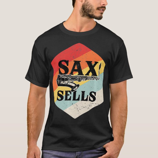 Camiseta Funny Sa Vende Especiais de Marketing Saophone Pla (Frente)