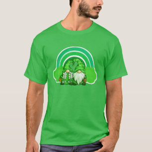 Camiseta Funny Saint Patrick Gnome Dia de São Patrício Ra