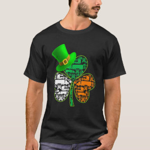 Camiseta Funny Saint Patrick S Day Trucker Shamrock Hat Iri