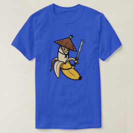 Camiseta Funny Samurai Banana Ronin Cartoon Illustration
