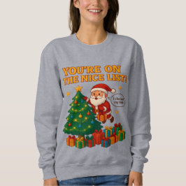 Camiseta Funny Santa Christmas Hoodie Women – Holiday Gift