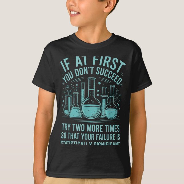 Camiseta Funny Saying Statistically Significant Failure Lab (Frente)