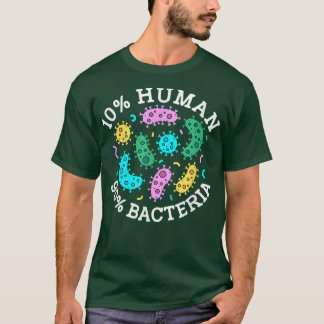 Camiseta Funny Science 90 Bacteria Microbiology Lab Student