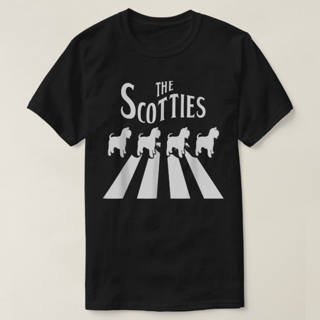 Camiseta Funny Scotties Scottish Terrier Dog Breed Dogs Own (Frente do Design)