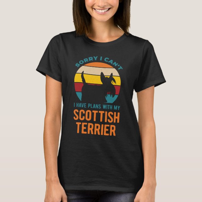 Camiseta Funny Scottish Terrier (Frente)