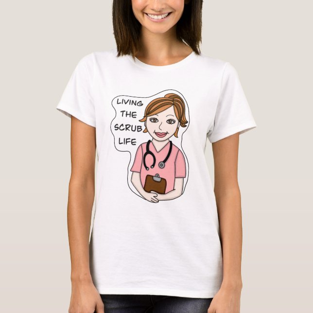 Camiseta Funny Scrubs Pun | Enfermeiros (Frente)