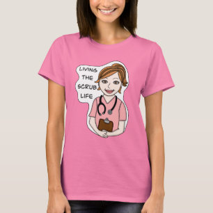 Camiseta Funny Scrubs Pun   Enfermeiros