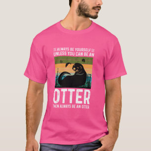 Camiseta Funny Sea Otter Lover Animal Men Mulheres Crianças
