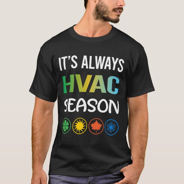 Camiseta Funny Season HVAC (Frente)