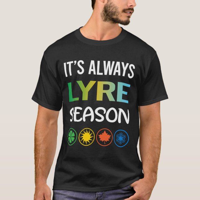 Camiseta Funny Season Lyre (Frente)