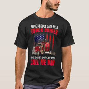 Camiseta Funny Semi Truck Design Para Caminhoneiros E