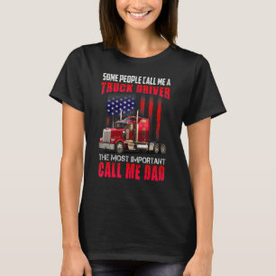 Camiseta Funny Semi Truck Design Para Caminhoneiros E