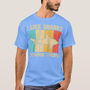 Camiseta Funny Shark Design For Kids Men Women Animal Shark