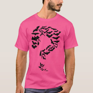 Camiseta Funny Sheldon Nerdy Bats Ponto de interrogação Qui