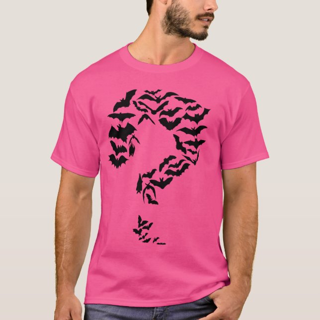 Camiseta Funny Sheldon Nerdy Bats Ponto de interrogação Qui (Frente)