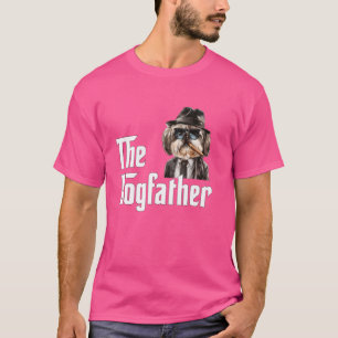 Camiseta Funny Shih Tzu Dog Pai - O Design Do Cachorro