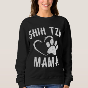 Camiseta Funny Shih Tzu Mama Gift Pet Doggy Roupa D