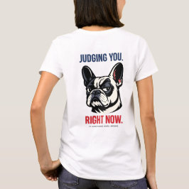 Camiseta Funny Side Eye Frenchie – Julgadora