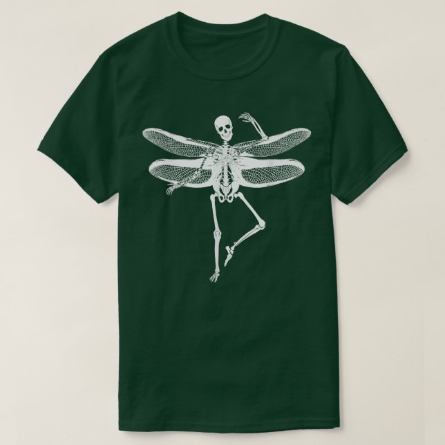 Camiseta Funny Skeleton Fairy Grunge Fairycore Aesthetic  (Frente do Design)