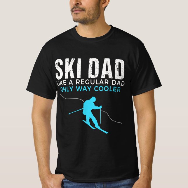Camiseta Funny Ski Dad - Skier T for Men  (Frente)