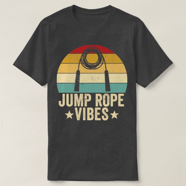 Camiseta Funny Skiping Rope Jumping Rope Rope Rope Vibes (Frente do Design)