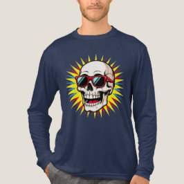 Camiseta **Funny Skull With Sunglasses – Cartoon Laughing S