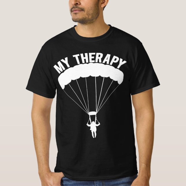 Camiseta Funny Skydive Sayings, Parachuting Gift, Skydiver  (Frente)