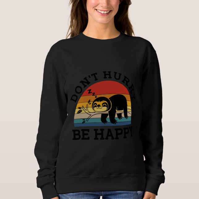 Camiseta Funny Slepy Sloth Retro Animal (Frente)