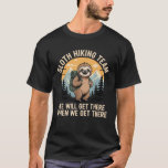Camiseta Funny Sloth Hiking T-Shirt_2<br><div class="desc">Funny Sloth Hiking T-Shirt_2</div>