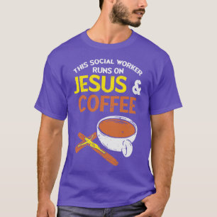 Camiseta Funny Social Worker Work Coffee Gift