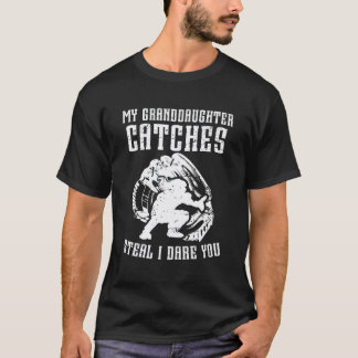 Camiseta Funny Softball Catcher Grandpa Softball Catcher Gr