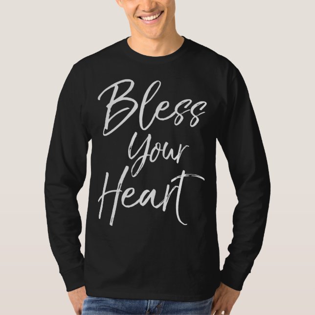 Camiseta Funny Southern Christian Dizendo Cotação Dotada Bl (Frente)
