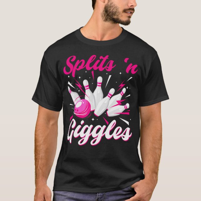 Camiseta Funny Splings 'N Giggles Equipe Cute Bowler W (Frente)
