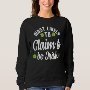 Camiseta Funny St Patricks Family Mating Group Maioria Like