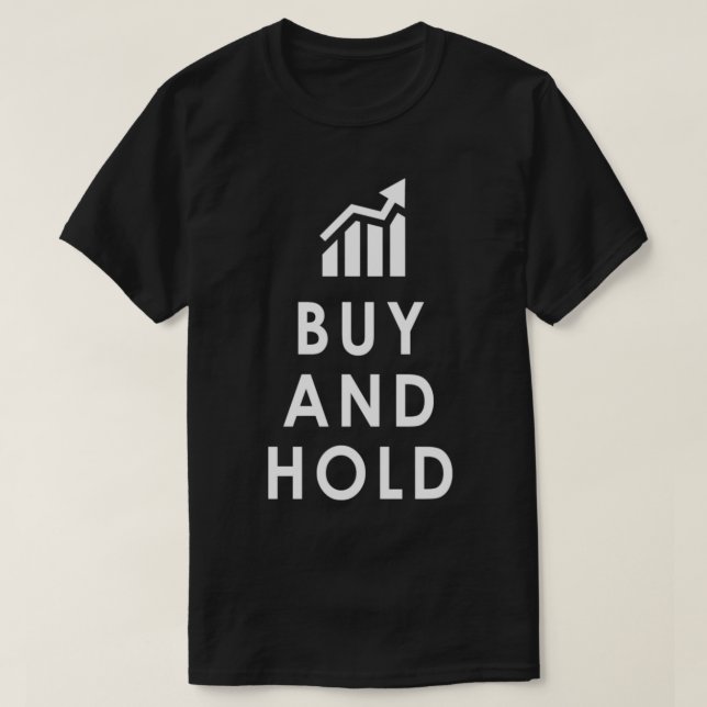 Camiseta Funny Stock Investing Buy And Hold Investor Pullov (Frente do Design)