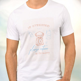 Camiseta Funny Stressed Baking Therapy Baker Gift Shirt