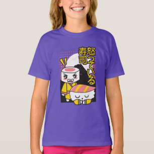 Camiseta Funny Sushi Karate combate Design