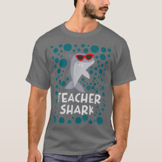 Camiseta Funny Teacher Shark 
