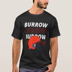 Camiseta Funny Team Burrow Cote Futebol Americano Fans Coo